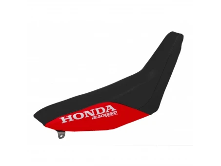 Husă șa BLACKBIRD HONDA XR 600 '88-'99 LOGO HONDA, TRADITIONAL, culoare Negru/Rosu