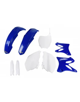 Kit complet plastice UFO (FULL KIT) YAMAHA YZ 125 / 250 '08-'14 culoare Albastru - Alb