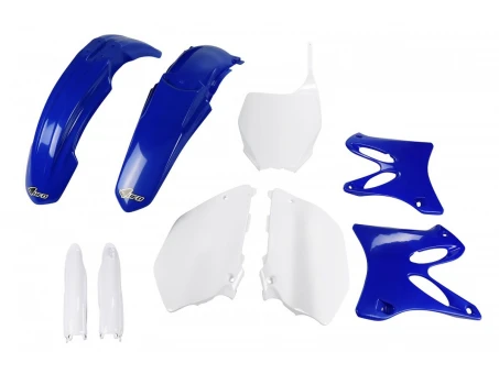 Kit complet plastice UFO (FULL KIT) YAMAHA YZ 125 / 250 08-14 culoare Albastru - Alb | YAKIT307F999