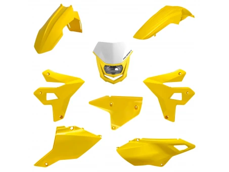 Kit plastice POLISPORT - SUZUKI DR-Z 400 (DRZ400) '00-'24  Culoare Galben
