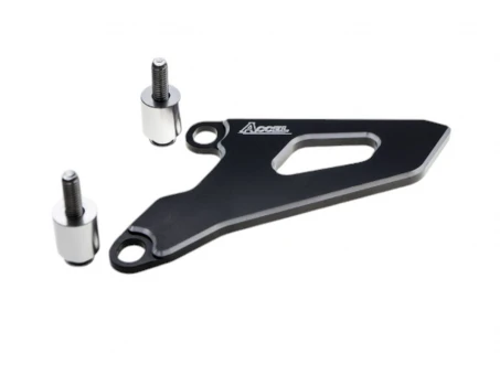 Protectie pinion fata ACCEL HONDA / YAMAHA culoare negru | FSC02BK