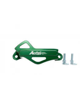 Protectie etrier ACCEL (spate) KAWASAKI KXF 250/450 '06-'16, aluminiu, culoare verde