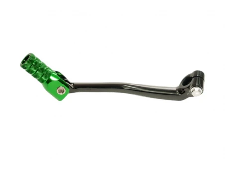 Pedala schimbator KAWASAKI KXF 450 06-08 aluminiu culoare negru, capat verde | SCL740553GR