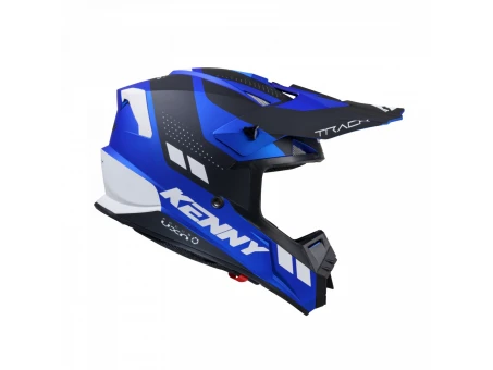 Casca Cross/Enduro Kenny Racing Track Graphic - Negru/Albastru/Alb mat