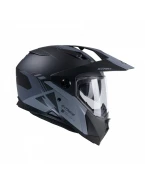 Casca Dual Adventure Kenny Racing Extreme Graphic  - Negru/Gri mat