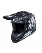 Casca Copii Cross/Enduro Kenny Racing Track KID/JUNIOR Graphic - Negru/Gri mat