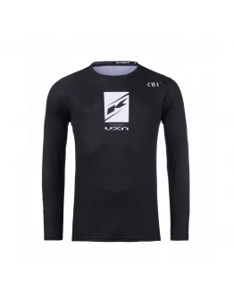 Tricou Kenny Racing Cross/Enduro Track Kid/Junior Raw Force - Negru,Alb