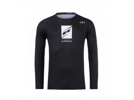 Tricou Kenny Racing Cross/Enduro Track Kid/Junior Raw Force - Negru,Alb