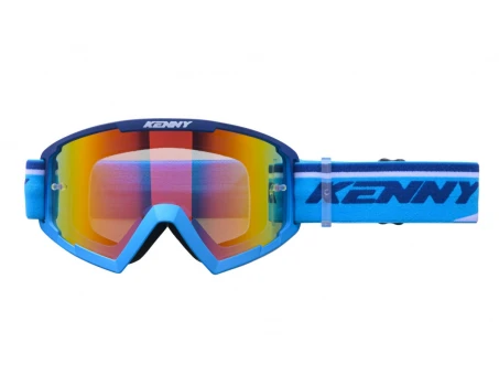 Ochelari Copii Off road Kenny Racing Model Track Kid/Junior - Albastru cu lentila rosie