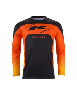 Tricou Cross/Enduro KENNY RACING Track - Portocaliu,Negru