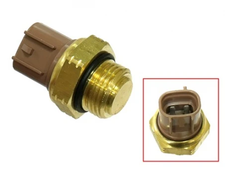 Senzor temperatura BRONCO (comutator ventilator) KAWASAKI KVF 650, ZX-6R, ZX-12R, SUZUKI BURGMAN 250/400/650, DL 650 V-STROM (OEM:17680-50F10;27010-1443) | AT-01379