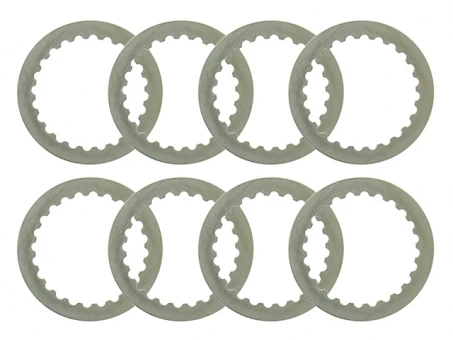 Set placi metalice ambreiaj BRONCO (distantiere) KTM EXC 250 02-03, EXC 450 06-08, SX 450 03 02-03 (134,5X100,0X1,4X24T)-4X, (134,5X100,0X1,0X24T)-4X (8 buc) | AT-03696S
