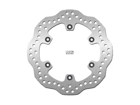 Disc frana spate NG - KAWASAKI KLR 650 90-07, KLE 500 91-07 (230X120X5MM) (6X10,5MM) WAVE | NG091X