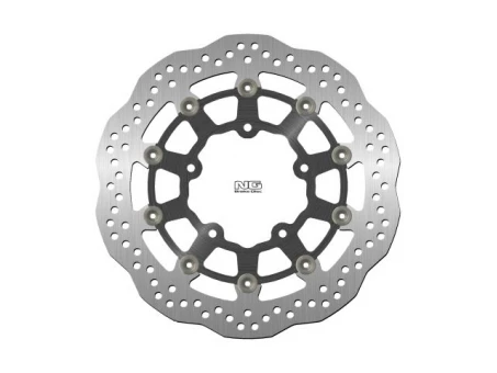 Disc frana fata NG -  SUZUKI GSR 600 / GSXR 600 06-07, 750 06, 1000 05-08, VZR 1800 06-13, VLZ 1800 17 (310X100X5,0MM) (5X10,5MM) WAVE flotant (centru aluminiu) | NG1041XG