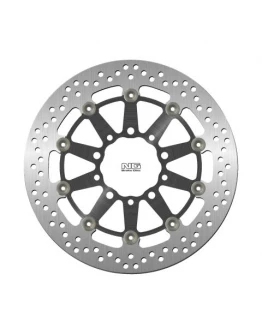 Disc frana fata NG -  KAWASAKI ER6 F/N, ZX 10R 04-15, ZX6R 05-16, KLE 650 VERSYS 07-15, Z 750 (300X80X5MM) (5X10,MM) flotant (centru aluminiu,CZARNY)