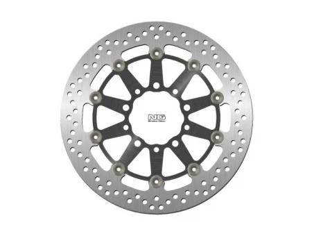 Disc frana fata NG -  KAWASAKI ER6 F/N, ZX 10R 04-15, ZX6R 05-16, KLE 650 VERSYS 07-15, Z 750 (300X80X5MM) (5X10,MM) flotant (centru aluminiu,CZARNY) | NG1056G