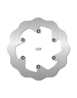 Disc frana spate NG - KTM SX/EXC/LC 4, GAS GAS EC/EX 250/350 '21, HUSABERG FE 350/450/600 '99-14 (220X110X4,2MM) (6X6,5MM) WAVE complet (NG141, NG129)
