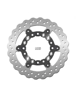 Disc frana fata NG -  KAWASAKI KDX 125 '90-03, KLX 250 '09-14, KLX 650 '93-14 ( 250X100X3MM) (4 gauri) WAVE flotant