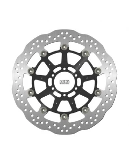 Disc frana fata NG -  BMW S 1000R/RR '13-'20, HP4 '12-'17, S1000XR '17-'19 (320X64X5,0MM) (6X8,5MM) WAVE flotant (centru aluminiu)