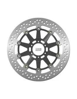 Disc frana fata NG -  APRILIA DROSODURO 900/TUONO660 '17-21, MOTO GUZZI V7 '17-20 (320X64X4,5MM) (6X8,5MM) flotant (centru aluminiu)
