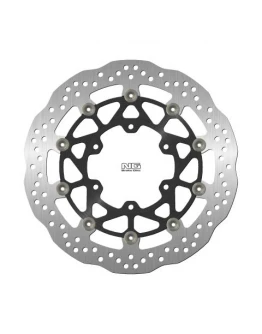 Disc frana fata NG -  SUZUKI GSXR ABS 1000 '17-19 (320X102X5,0MM) (6X8,5MM) WAVE flotant (centru aluminiu)