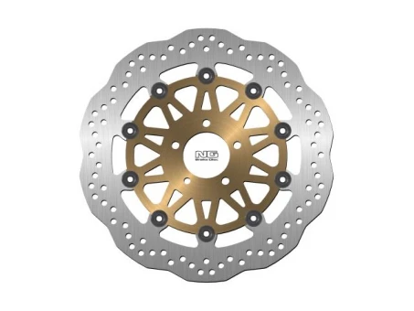 Disc frana fata NG -  KAWASAKI VN 1500 MEAN STREAK - 02-04, VN 1600 MEAN STREAK - 04-08, ZX-12R/ZX-7R 00-04, ZZR1000 93-01 (320X61X5MM) (5X10,5MM) WAVE flotant | NG166X