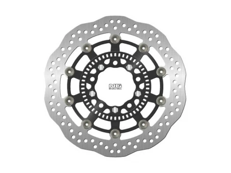 Disc frana fata NG -  KAWASAKI ER6N 05-17, KLE 650 VERSYS 07-21, ZX6R 13-18 ,VULCAN 650 15-21 (300X80X5MM) (5X10,5MM) WAVE flotant (centru aluminiu) | NG1701XG