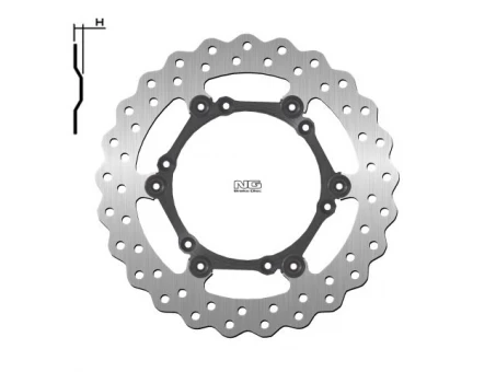 Disc frana fata NG -  KTM EXC 125/200/400/525/625 90-17 (260X-X3MM) (6,6,5MM) WAVE flotant | NG1725X