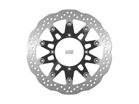 Disc frana fata NG -  KAWASAKI SUPERMOTARD 125/250 06, SUPERMOTARD 450 06-10 (320X109X5MM) (4X9,5MM) WAVE flotant (centru aluminiu) | NG1771XG