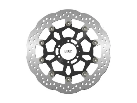 Disc frana fata NG -  APRILIA DROSODURO/SHIVER 900 17-20, DUCATI ST4 03, MOTO GUZZI V7 17-20 (320X64X5MM) (6X8,5MM) WAVE flotant (centru aluminiu) | NG1780XG