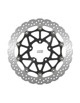 Disc frana fata NG -  KAWASAKI ZX-100R/RR '17-21 (330X80,5X5MM) (5X10,5MM) WAVE flotant (centru aluminiu)