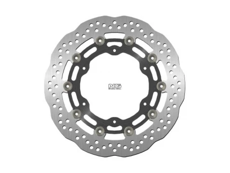 Disc frana fata NG -  YAMAHA YZF R6 99-02, YZF R1 98-03, FZS 1000 01-05, FJR 01, XJR 1300 03-17, XVZ 1300, XV 1600/1700/1900 (298X132X5MM) (6X8,5MM) WAVE flotant (centru aluminiu) | NG294XG