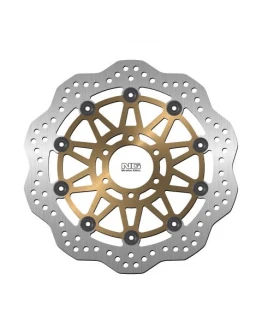Disc frana fata NG -  MOTO GUZZI DAYTONA 1000 '91-94, URAL 750 '06-21, YAMAHA FZS600 FAZER '98-'03, TDM850 '91-'01, FZR 600 '89-'95 (298X64X4MM) (6X8,5MM) WAVE flotant