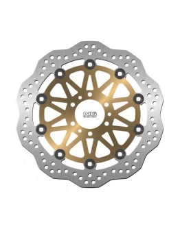 Disc frana fata NG -  HONDA GL1500 F6C '97-03, GL1800 '01-19, VFR800 '98-13 (296X62X5MM) (6X6,5MM) WAVE flotant