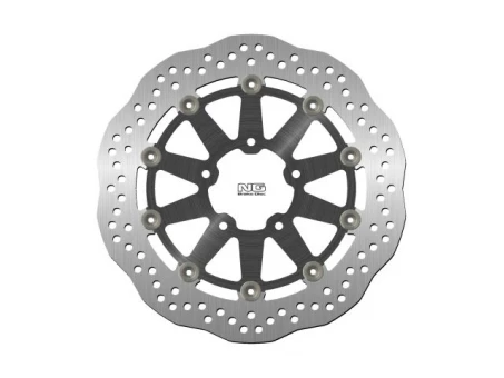 Disc frana fata NG -  SUZUKI GSXR 600/750/1000 03-05, VL800 14-15 (300X69X5MM) (5X10,5MM) WAVE flotant (centru aluminiu) | NG790XG