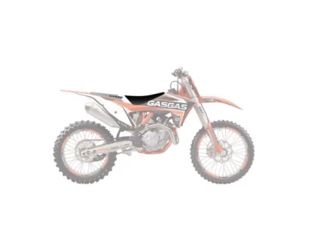 Husă șa BLACKBIRD GAS GAS MC '21-'23; EC '21-'23 (MC/EC ALL MODELS '21-'23) DREAM 4 culoare Negru Alb Gri