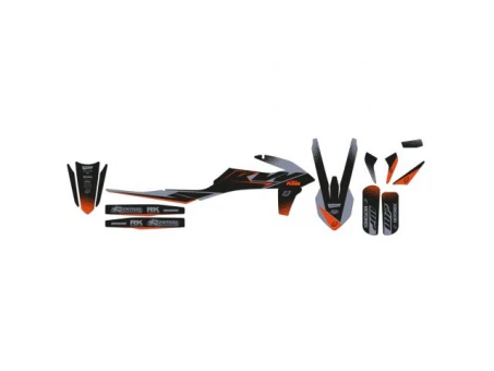 Kit grafic BLACKBIRD KTM SX/SX-F '19-'22, EXC/EXC-F '20-'23 culoare Negru Gri MATT