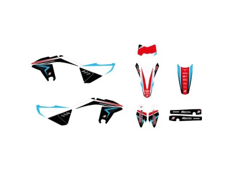 Kit grafic BLACKBIRD FANTIC XX XE '21-'22 DREAM 4 culoare Negru Alb Rosu Albastru