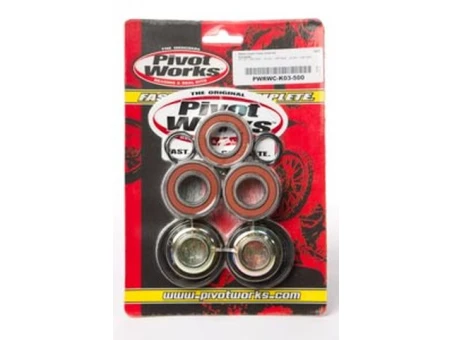PIVOT WORKS ZESTAW ŁOŻYSK Z TULEJKAMI WODOSZCZELNYMI KOŁA TYLNEGO KAWASAKI KX125 97-02, KX250 97-02, KX500 97-04 | PWRWCK03500