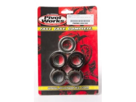PIVOT WORKS ZESTAW ŁOŻYSK Z TULEJKAMI WODOSZCZELNYMI KOŁA TYLNEGO SUZUKI RMZ 250 07-19,RMZ 450 05-20 | PWRWCS08500