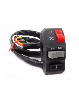 Comutator multifuncțional PSYCHIC - aprindere, lumini, pornire motor (ghidon) Universal de Dreapta