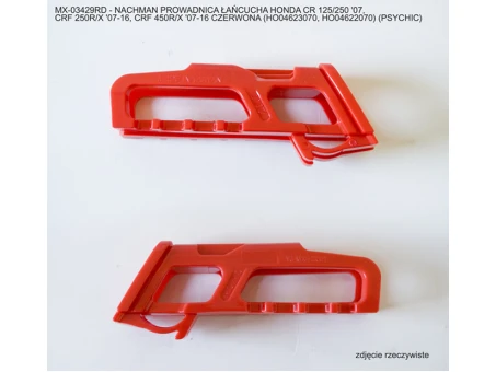 PSYCHIC PROWADNICA ŁAŃCUCHA HONDA CR 125/250 07, CRF 250R/X 07-16, CRF 450R/X 07-16 CZERWONA (HO04623070, HO04622070) | MX-03429RD