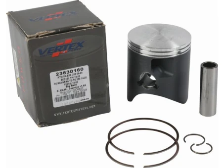 VERTEX TŁOK KTM (2T) SX 250 (SX250) 04-24, EXC 250 (EXC250) 06-24, TPI 18-24, FREERIDE 250R 14-18, HUSQVARNA TC/TE 250 14-24, BETA RR 250 13-23, GAS GAS EC 250 21-24, MC 250 22-24, HUSABERG TE 250 11-14 (+1,60MM=67,95MM) | 23630160