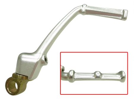 PSYCHIC DŹWIGNIA STARTERA (KOPKA) KAWASAKI KX 65 00-16 ALUMINIOWA (13064-1196) KOLOR SREBRNY | MX-08937SL