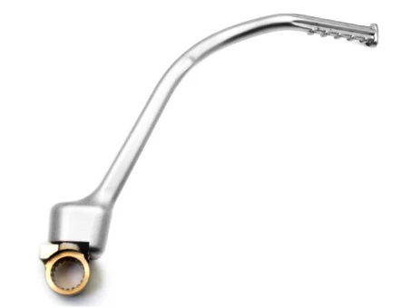 PSYCHIC DŹWIGNIA STARTERA (KOPKA) HONDA CRF 250R 12-16 ALUMINIOWA (28300-KRN-306) KOLOR SREBRNY | MX-08951SL