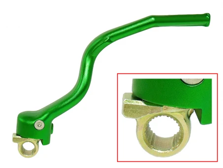 PSYCHIC DŹWIGNIA STARTERA (KOPKA) KAWASAKI KXF 250 13-16 ALUMINIOWA (13064-0067) KOLOR ZIELONY | MX-08953GN