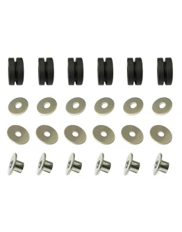 Set prinderi radiator PSYCHIC pentru HONDA / KAWASAKI / SUZUKI / YAMAHA ( Set 6 kituri prindere PSYCHIC - șaibe, bucșe și garnituri cauciuc ) Set prinderi radiator PSYCHIC pentru HONDA / KAWASAKI / SUZUKI / YAMAHA ( Set 6 kituri prindere PSYCHIC - șaibe, bucșe și garnituri cauciuc )