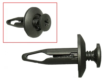 Clips plastic BRONCO (adancime 22,7MM, grosime 6MM, latime cap 17,8MM, lungime totala 40,2MM) (10buc) | UP-12443