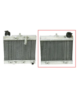 Radiator PSYCHIC pentru KTM 250 FREERIDE '14-15 cu capacitate standard , ranforsat (Buc.) (Cu dop)
