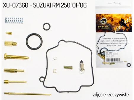 PSYCHIC ZESTAW NAPRAWCZY GAŹNIKA SUZUKI RM 250 01-06 (26-1174) (NA 1 GAŹNIK) | XU-07360